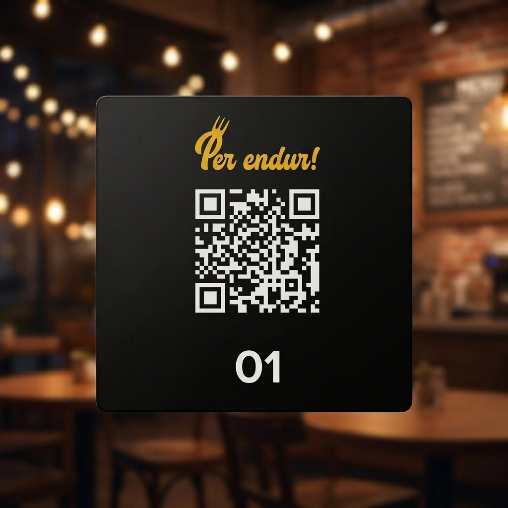 imagen QR code para pedidos en mesa